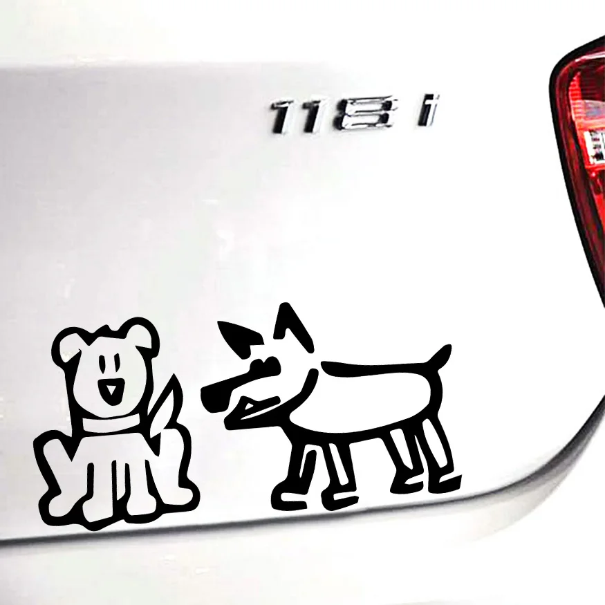 Художественные дизайнерские наклейки с собаками надписью Ussr на автомобиль