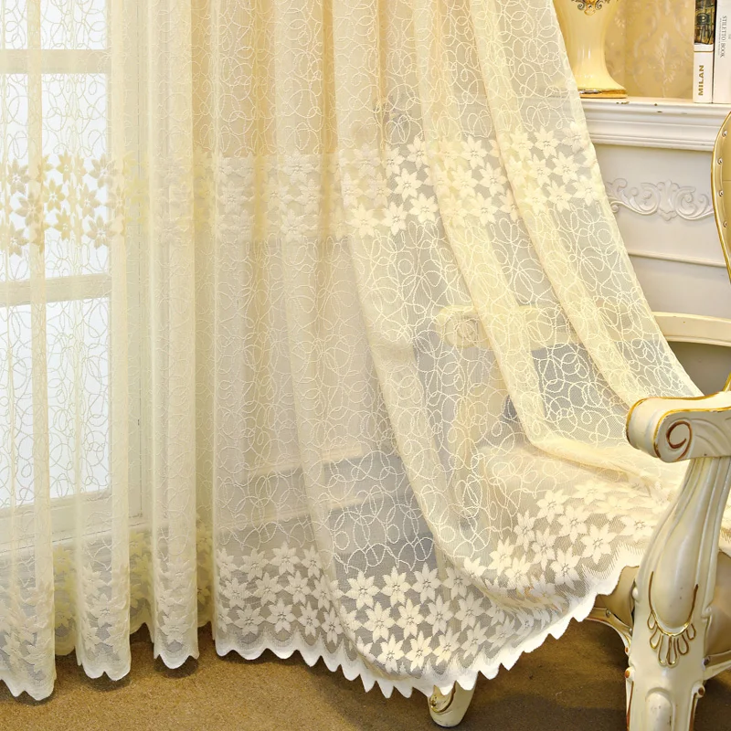 

AS Simple European-style Atmosphere Modern Thicken High-end Jacquard Sunshade Bay Window Curtains for Living Dining Room Bedroom