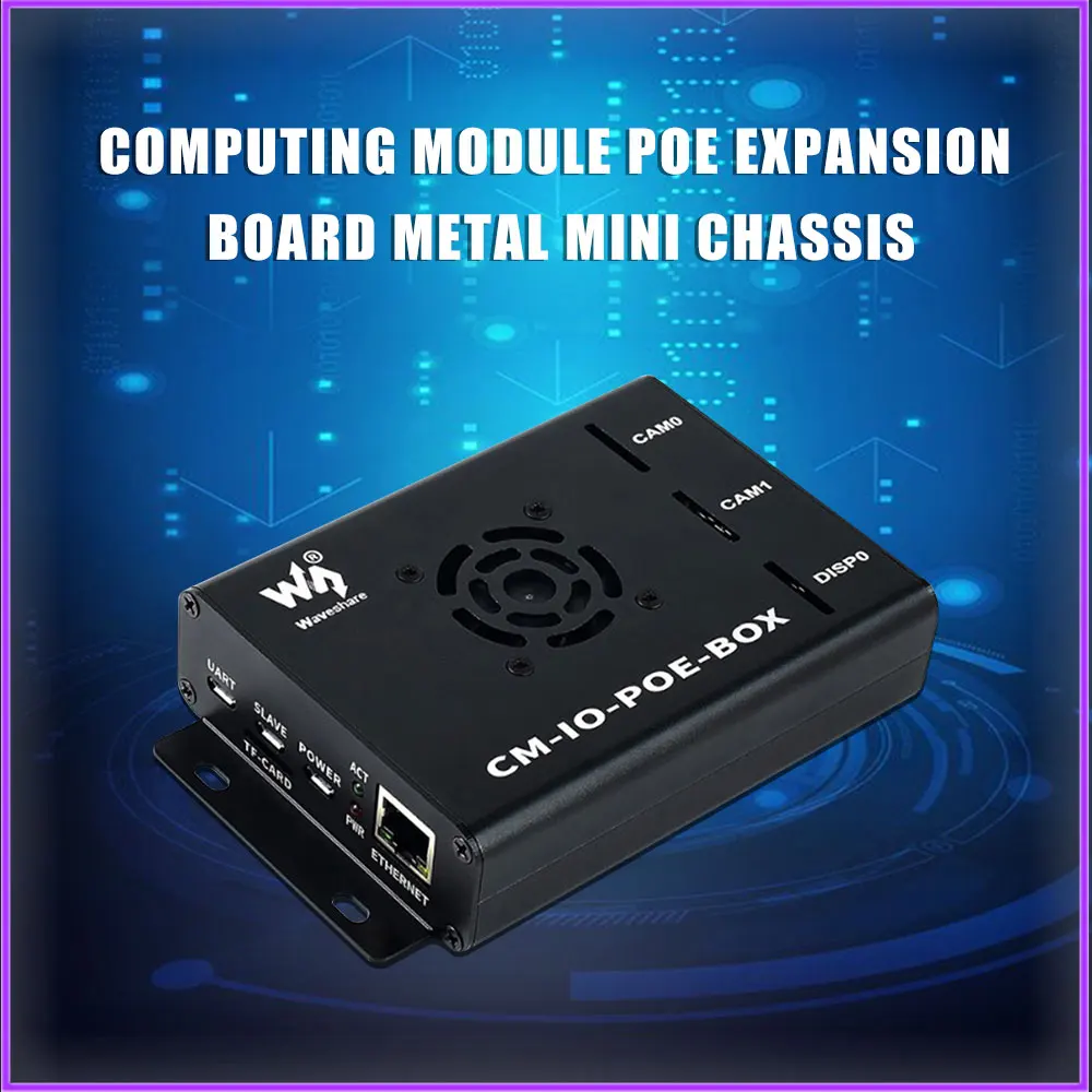 Компьютерный модуль плата ввода-вывода с PoE композитная разрыва для Raspberry Pi