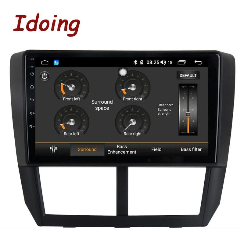 Idoing 9 "4G + 64G 2.5D QLED автомобильный Android 10 Радио мультимедийный плеер для Subaru WRX Forester