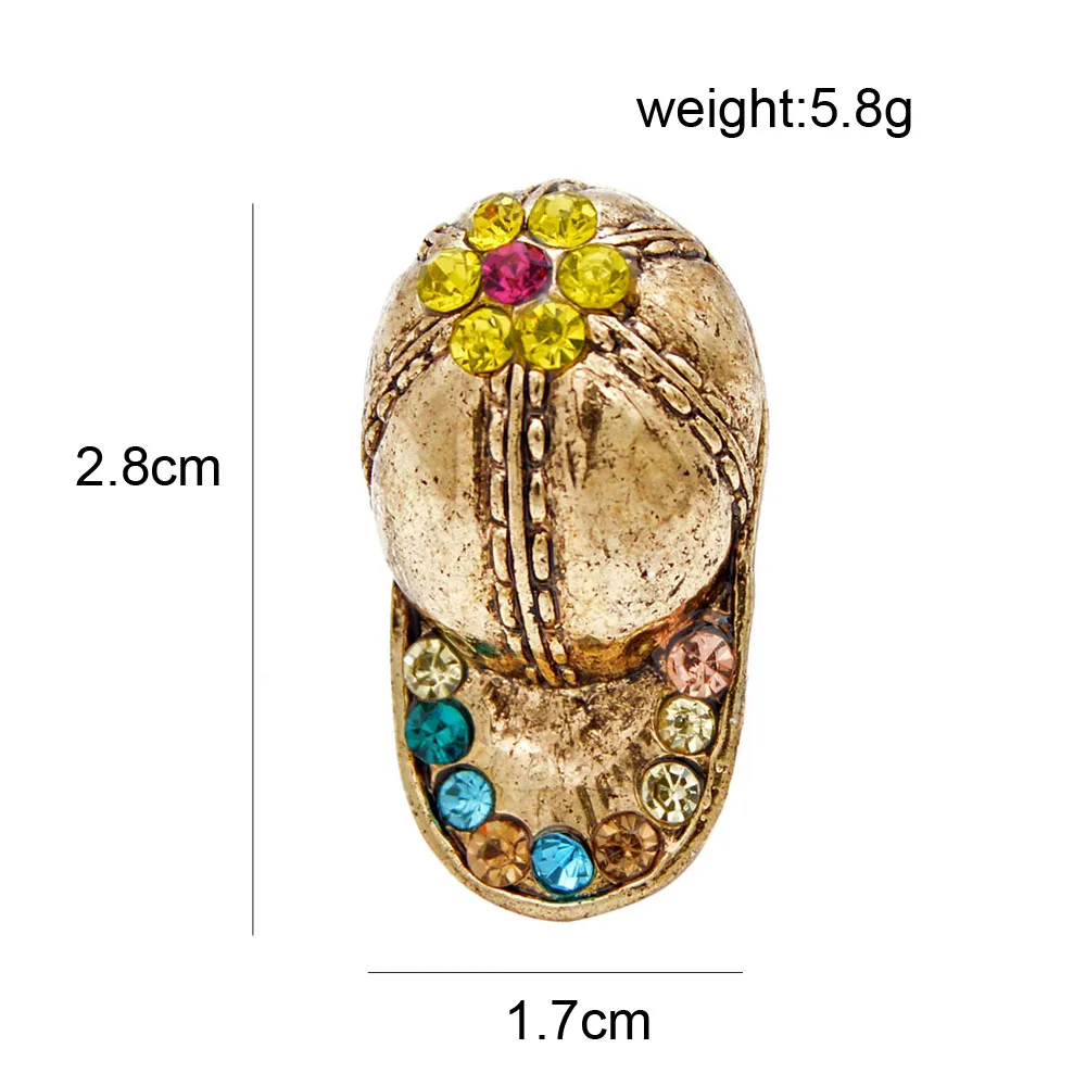 Брошь унисекс &quotКепка&quot CINDY XIANG винтажное украшение со стразами модный