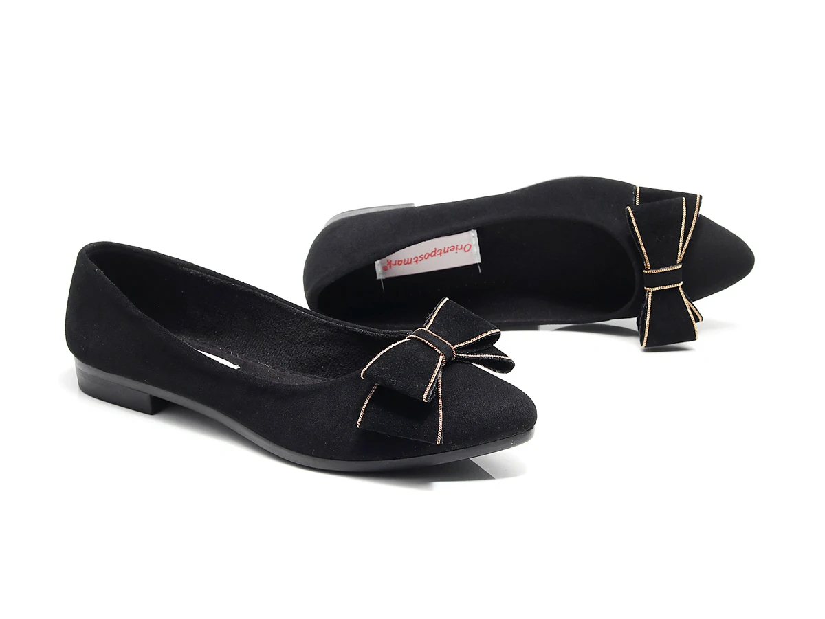 Orientpostmark Women Ballet Flats Shoes Women Flats Shoes for Work Slip On Women's Pregnant Flats Boat Shoes Cloth Sweet Loafers