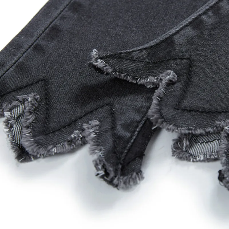 

Skinny Jeans Women High Waist Plus Size Ankle-length Casual Slim Womens Trousers Black Solid Novelty Vintage Chic Korean Fashion