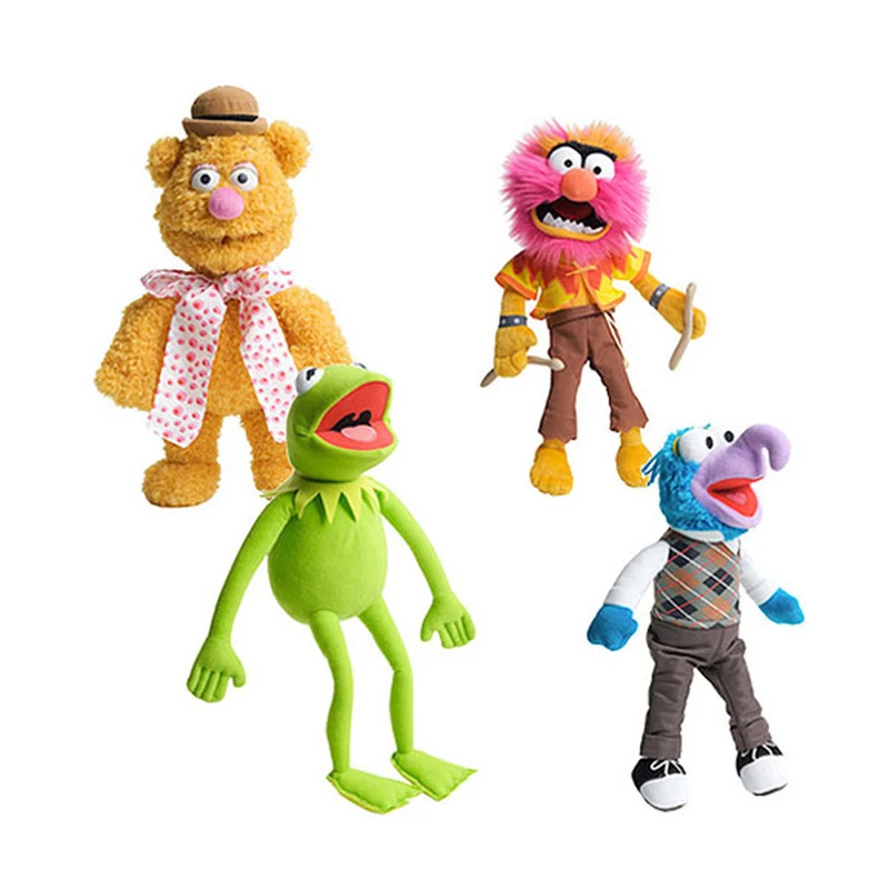 30 40 см большие милые куклы mouppets Kermit лягушка игрушки барабанщик шведский шеф