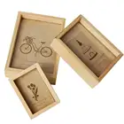 Свадебный держатель для фотографий круглый деревянный зажим для фото имя карты кулон держатель сообщение левый сторонник рамка для фотографий номер стола