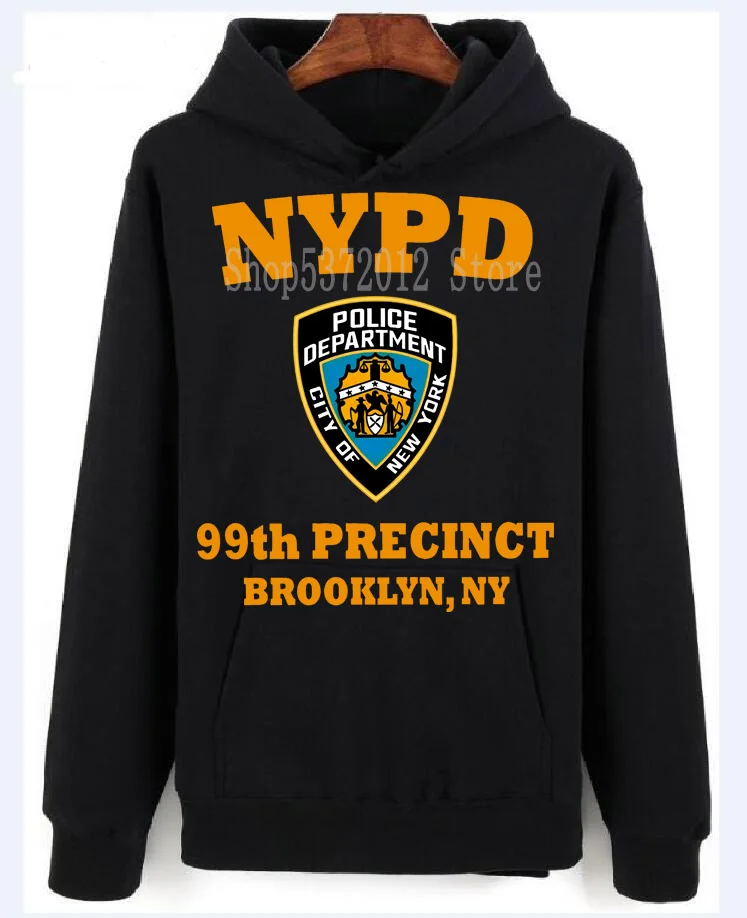 99 й участок Бруклин NY девять ТВ Шоу толстовки свитер темно синий хлопок S 2XL 2019