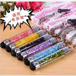 Стилус с алмазным кристаллом стилус для сенсорного экрана 3 5 мм Пылезащитная