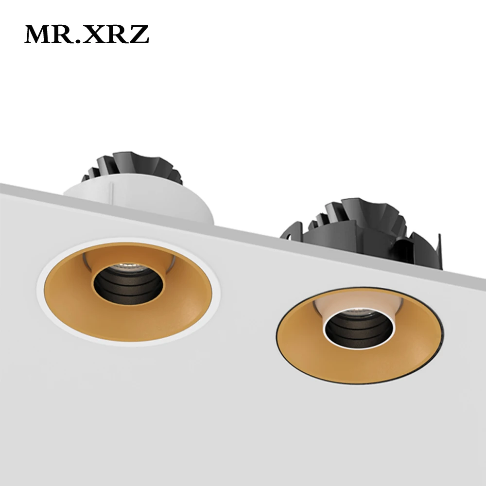 MR.XRZ Geek высота 65 мм круглый короче морда COB Trimless светодиодные светильники
