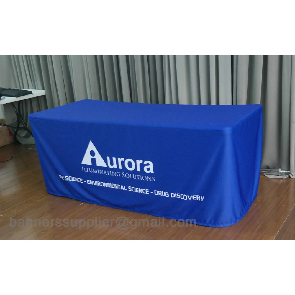 

Изготовленная на заказ Печать 6 футов или 8 футов настольная одежда, покрытие стола, подходящая скатерть (открытая спина)