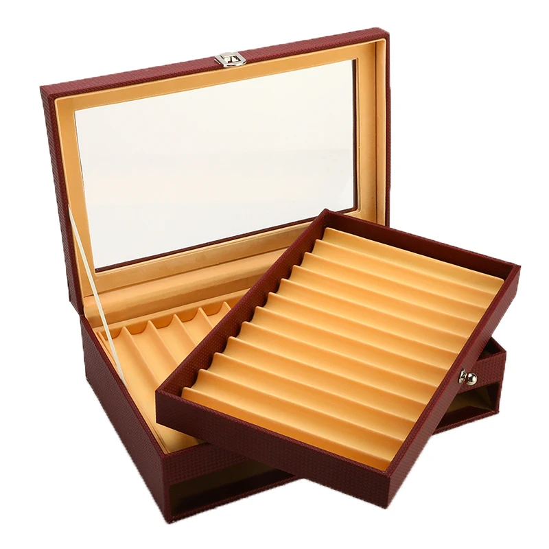 Портативный чехол для ручки из искусственной кожи 24 фонтанной органайзер