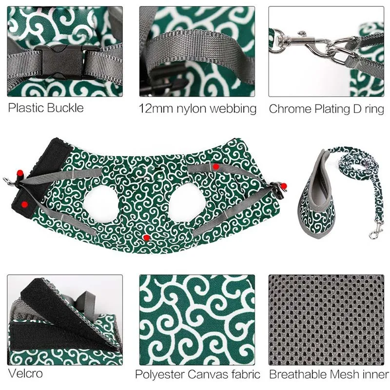 ошейник для собак шлейка товары Жилет домашних животных нагрудный комплект