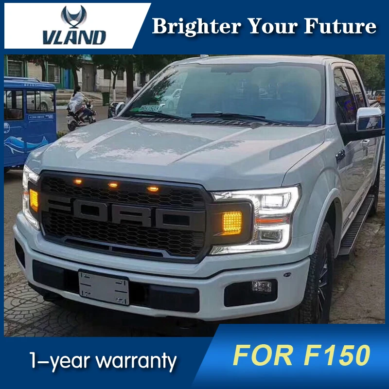 Полный светодиодный фонарь для Ford F150 2017 2018 2019 динамический сигнал поворота