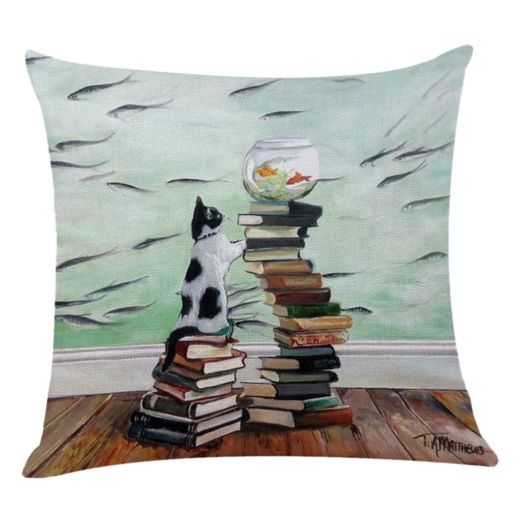 

Hot Cusions Cover Cotton Linen Square Home Decorative Unisex Throw Pillow Case Sofa Waist Cushion Cover poszewka dekoracyjna
