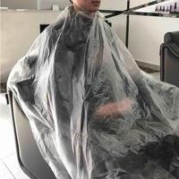200xpack disposable hair cutting cape gowns unisex hairdresser capes apron