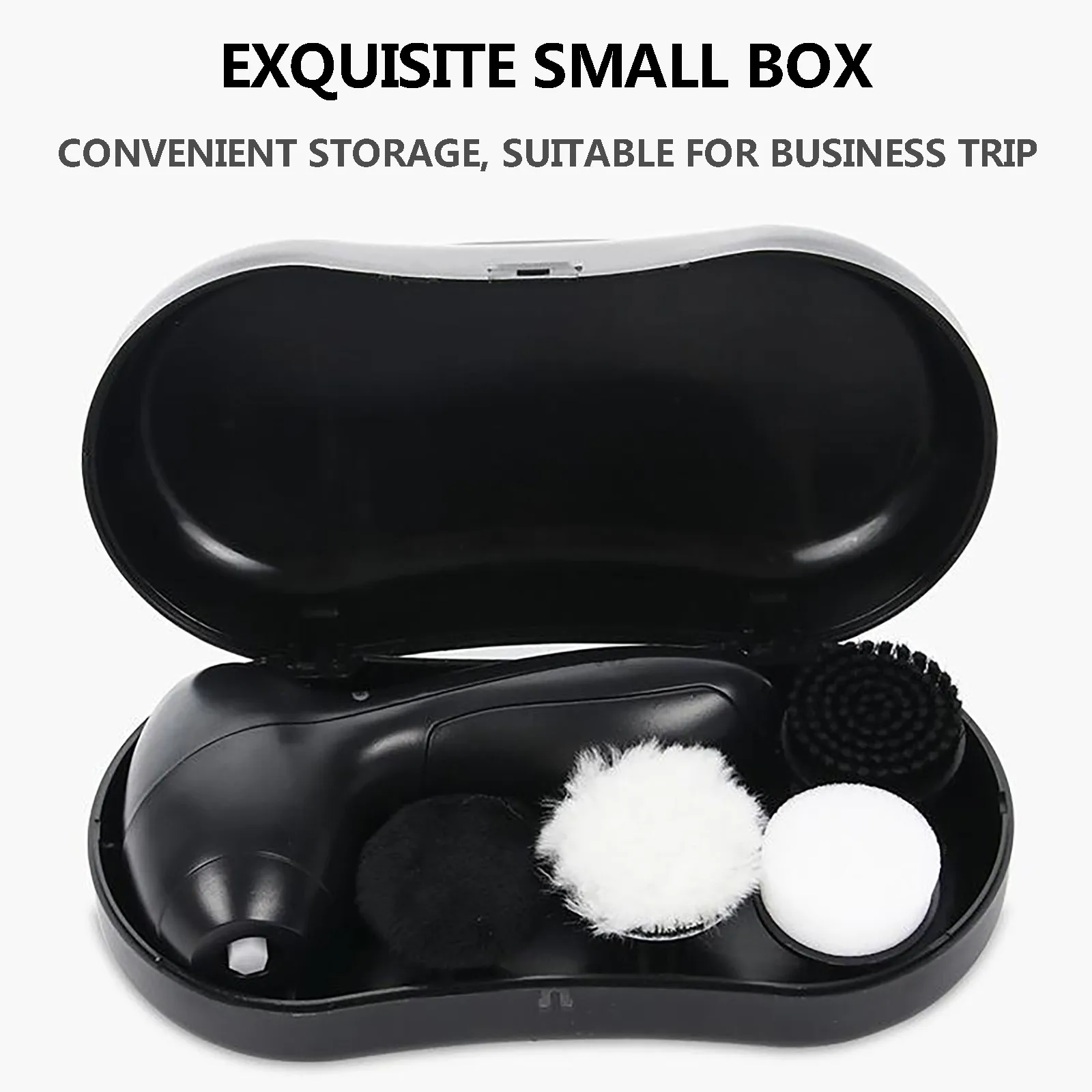

Portable handheld rechargeable automatic electric shoe brush gloss polisher Useful Convenient Home Shoes Cleaning Supplies #41