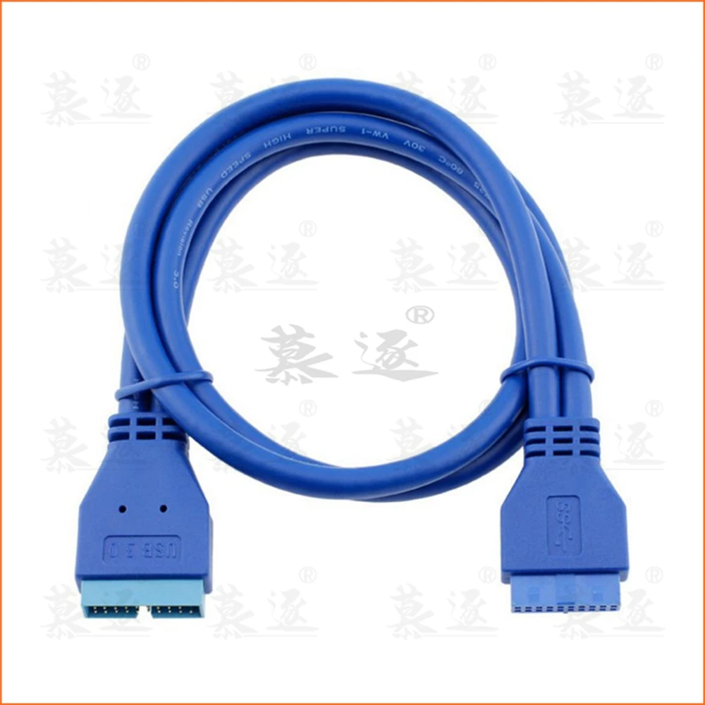 USB 3.0 20-контактный мужской кабель для материнской платы 50 см для Asus Gigabyte Msi Onda Inte DELL HP Lenovo и др.