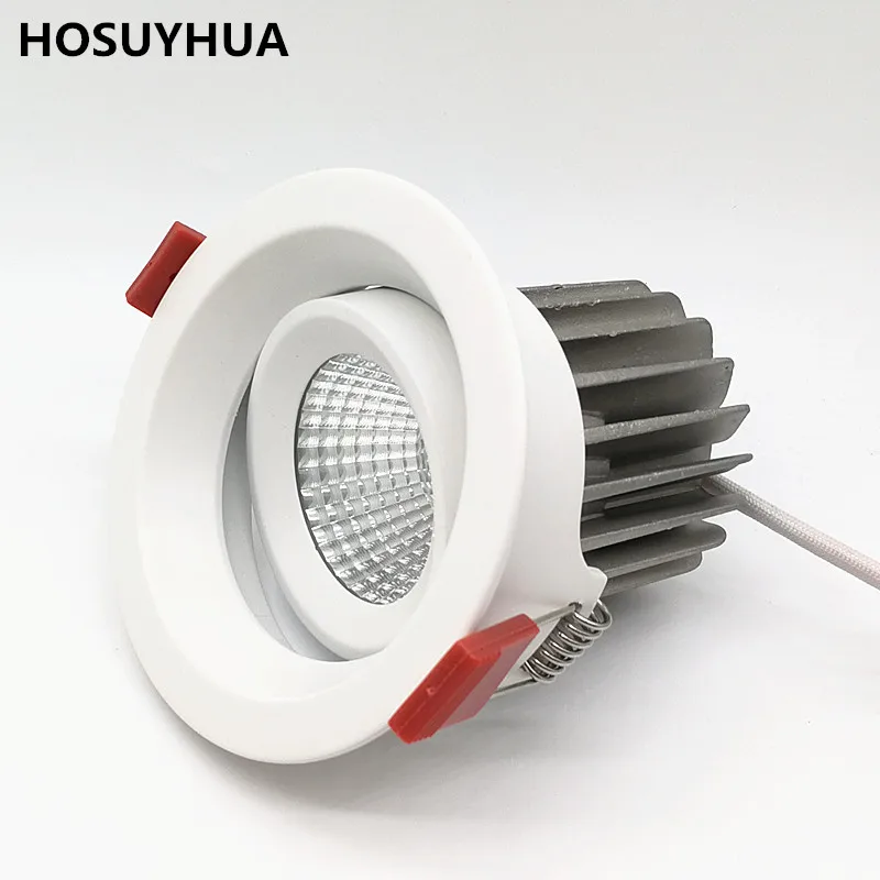 

Dimmable LED Embedded Downlight COB Spotlight Lamp 7W/10W/15W Recessed Spot Light Indoor Decoration Ceiling Lamp AC85~265V.