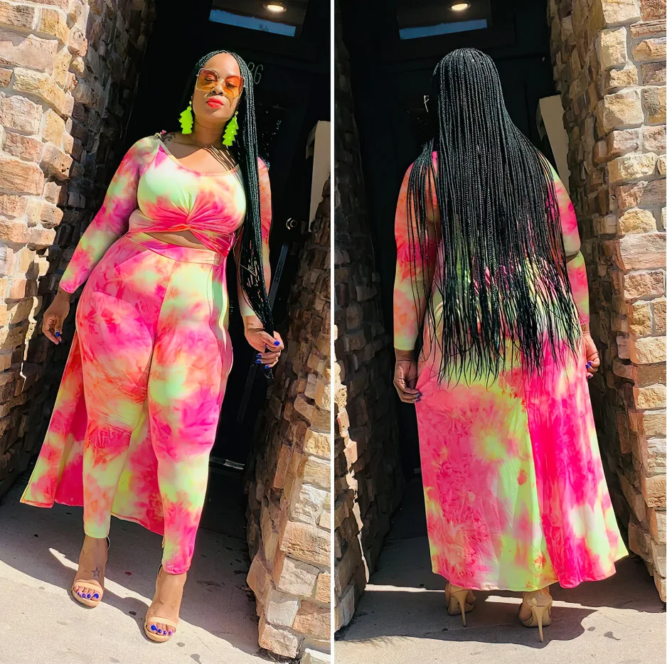 Женский леопардовый костюм Adogirl Прозрачная майка с принтом в виде газет и штаны