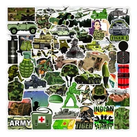 50pcs military fan stickers for notebooks stationery laptop kscraft special forces sticker craft supplies scrapbooking material
