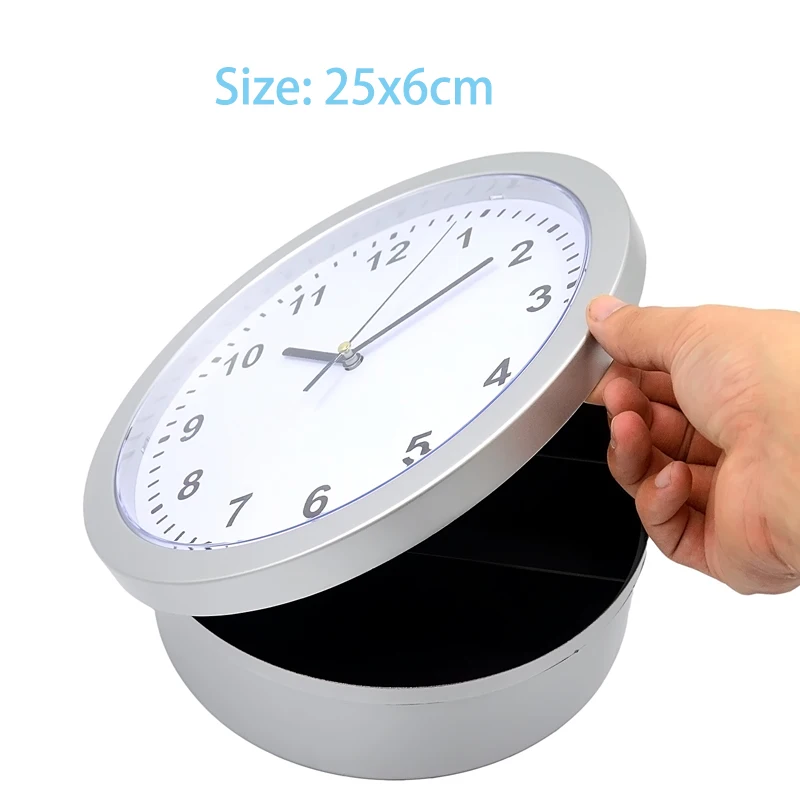 Behogar настенные часы коробка утечки безопасный тайник деньги ювелирные изделия