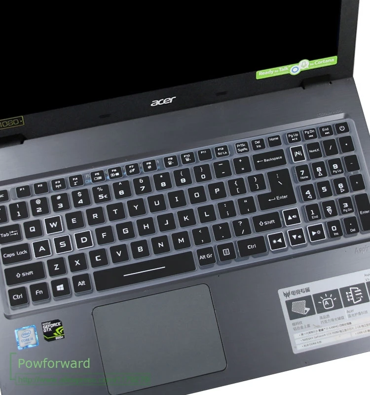 Клавиатура протектор кожного покрова для 15,6 ''acer Aspire VX5-591G Хищник Helios G3-571 деталь нитро-двигателя Himoto Redcat AN515-51 AN515-52 AN515-53 AN515-42