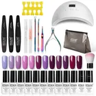 Розалинд Комплект гель-лаков для ногтей Гибридный Лаки набор! Полупостоянная гель для ногтей все для маникюра УФ-светодиодный Гель-лак био-Гели Soak Off нейл-арта