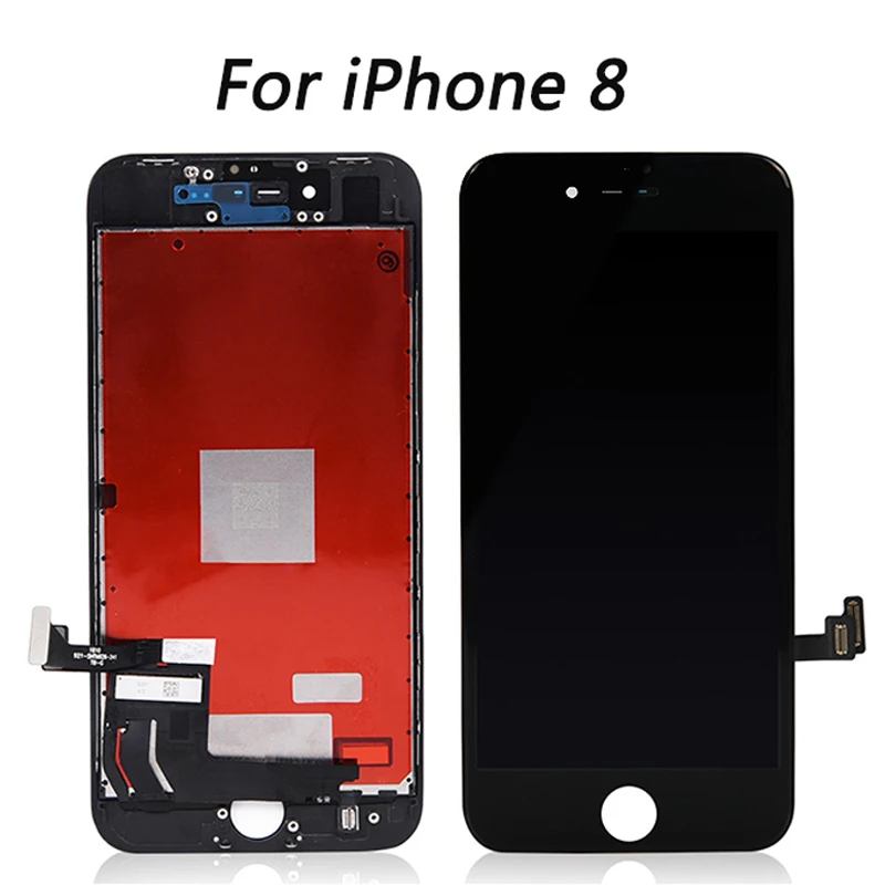 

10pcs AAA Display for iPhone 8 LCD iPhone 8 Assembly with Frame Touchscreen Black White