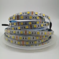 led strip light cct 5025 dual white warm white white 2 in 1 chip 60120leds dc12v24v led tape color tem ajustable led strip