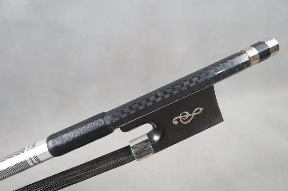 1 шт. прочный профессиональный бант для скрипки из черного углеродного волокна 4/4