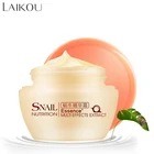 Эссенция крем на основе улиточного секрета (муцин) Уход за кожей лица лечения Уменьшите шрамы Угри Прыщи увлажняющий отбеливающий крем против морщин старения