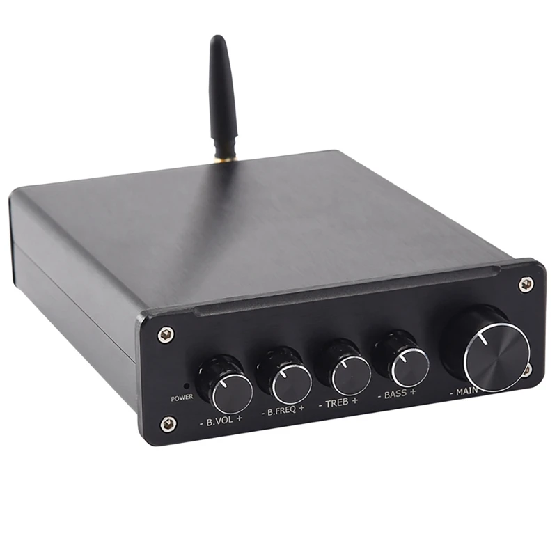 KGUSS D3 TPA3255 Bluetooth 5.0 Subwoofer Amplifier QCC3034 Stereo HIFI Class D Digital Power in Case | Электроника