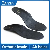 bangni leather iinsoles for shoes gel arch support insole for flat foot orthotic shoe pad insert breathable absorb sweat
