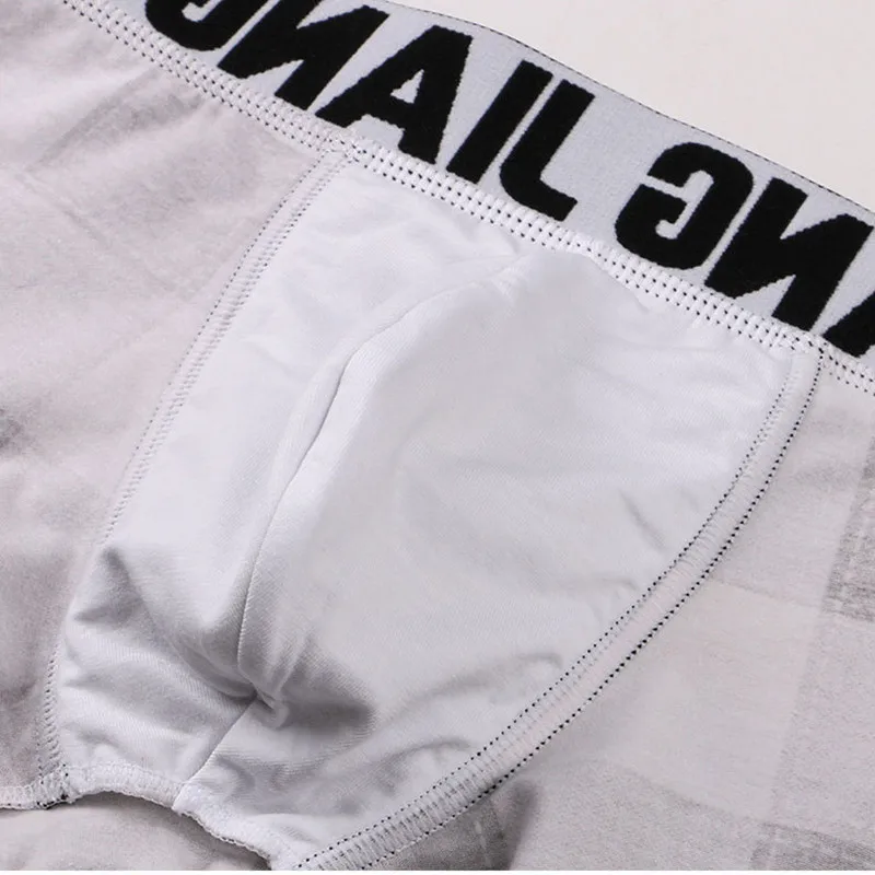 Трусы-боксеры мужские хлопковые пикантное нижнее белье повседневные дышащие