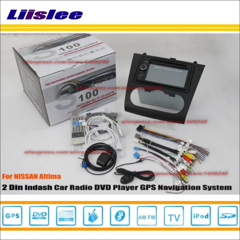 Для Nissan Altima 2007 ~ 2012 автомобильное радио стерео DVD плеер GPS навигация HD сенсорный