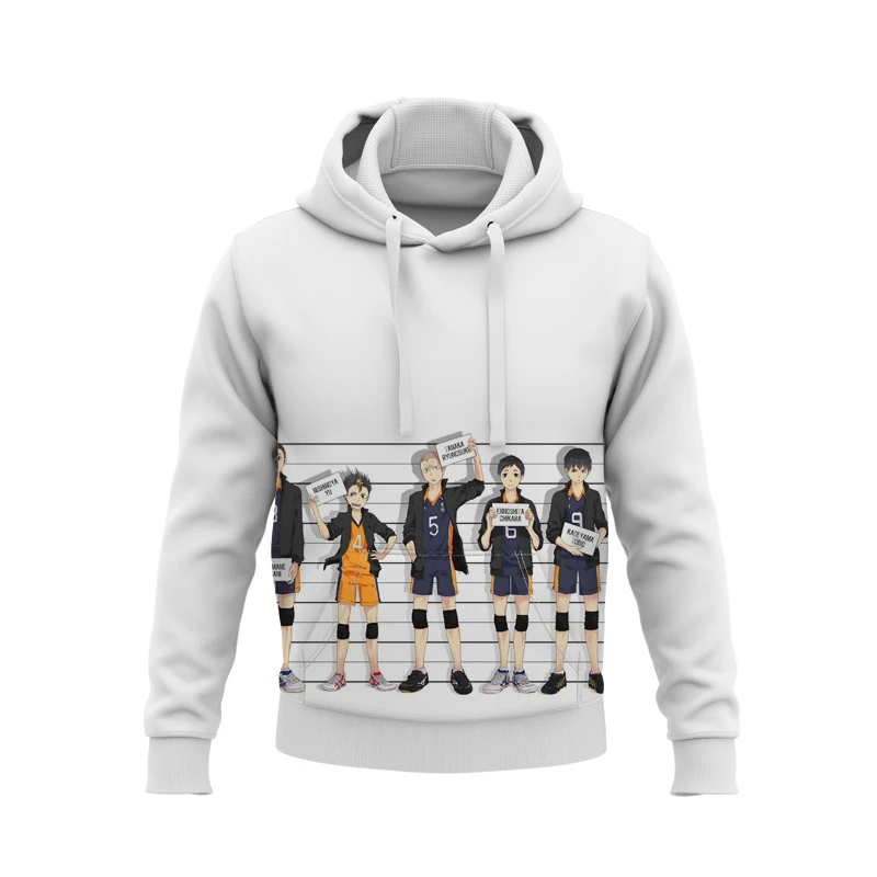 

2021 Boy Top Hot Anime Haikyuu Hoodie Sweatshirt Cosplay Hoodie Hinata Shouyou Hoodie Volleyball Uniform Oikawa Tooru Pullover