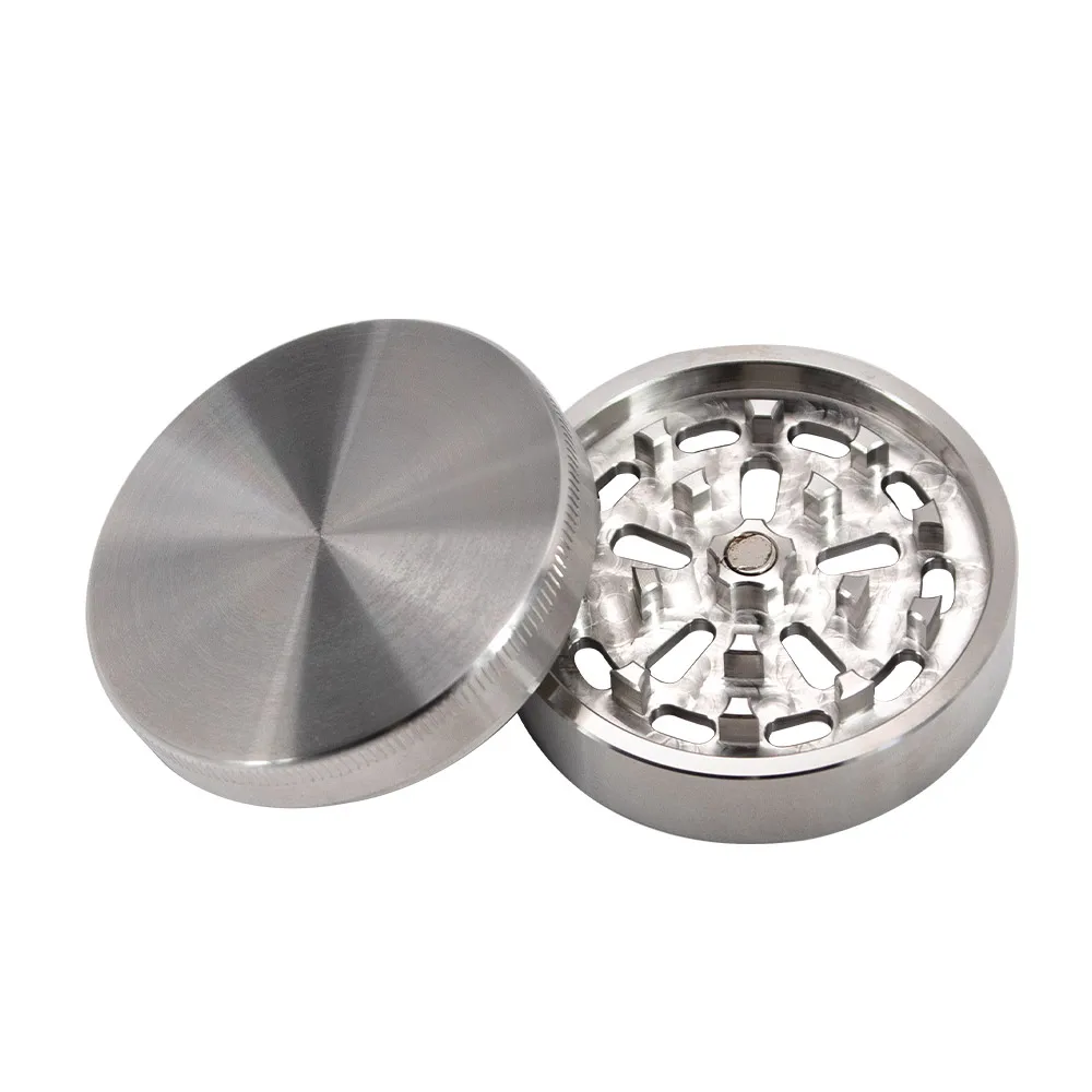 HONEYPUFF Stainless Steel Herb Grinder 64MM Diamond Teeth Heavy Sturdy Metal Herbal Miller Tobacco Pollen Catcher | Дом и сад