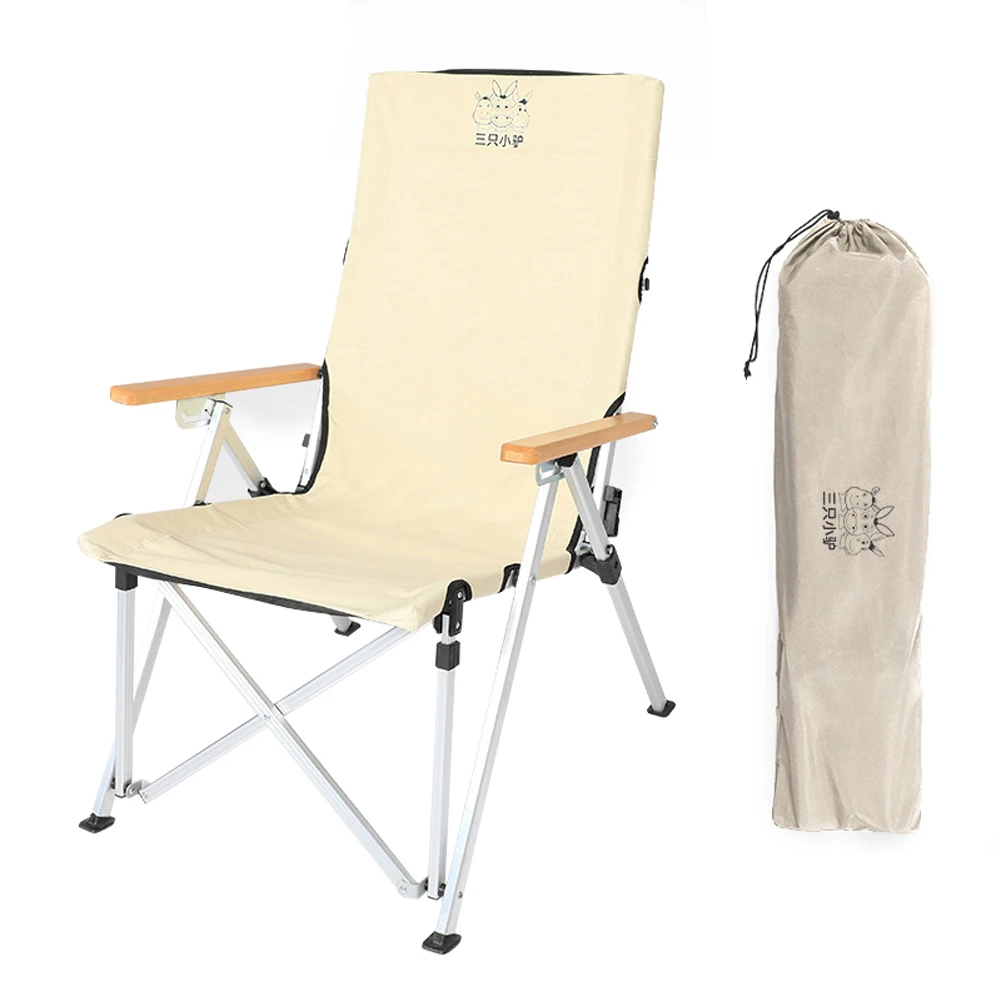 

THREE DONKEYS Outdoor Folding Chair Protable Deck Chair Fishing Leisure Chair Adjustable Aluminum Alloy Beach Chair Picnic Chair
