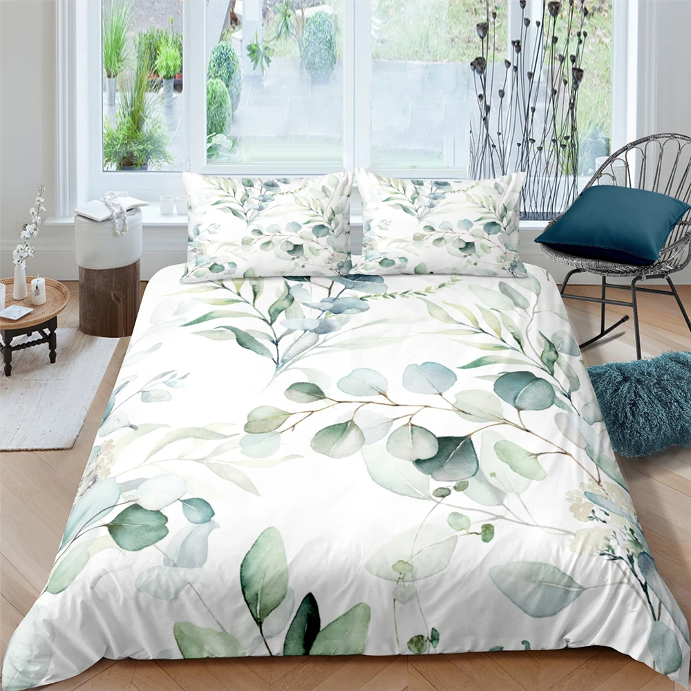 

ZEIMON Flowers Duvet Cover Beauty 3D Floral Bedding Set Single Full Quilt Covers 2/3PCS Bedclothes Euro Size For Bedroom Decor