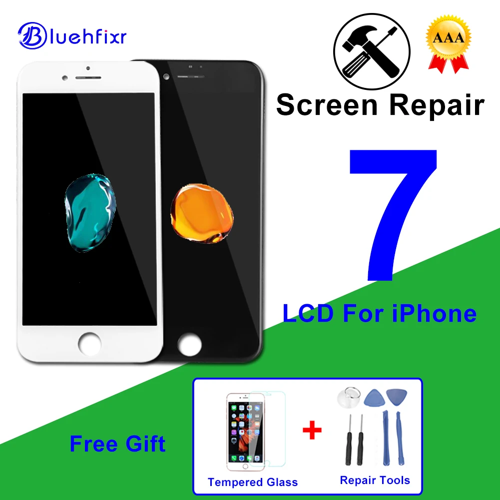AAA высококачественный экран для iPhone 7 ЖК дисплей сенсорный дигитайзер в сборе
