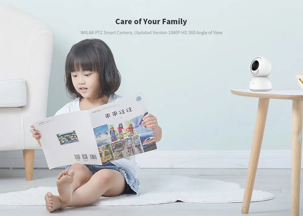Xiaomi IMILAB 1080P HD умная Беспроводная ip-камера для внутреннего наблюдения WiFi монитор безопасности аудио ночного видения Обнаружение движения