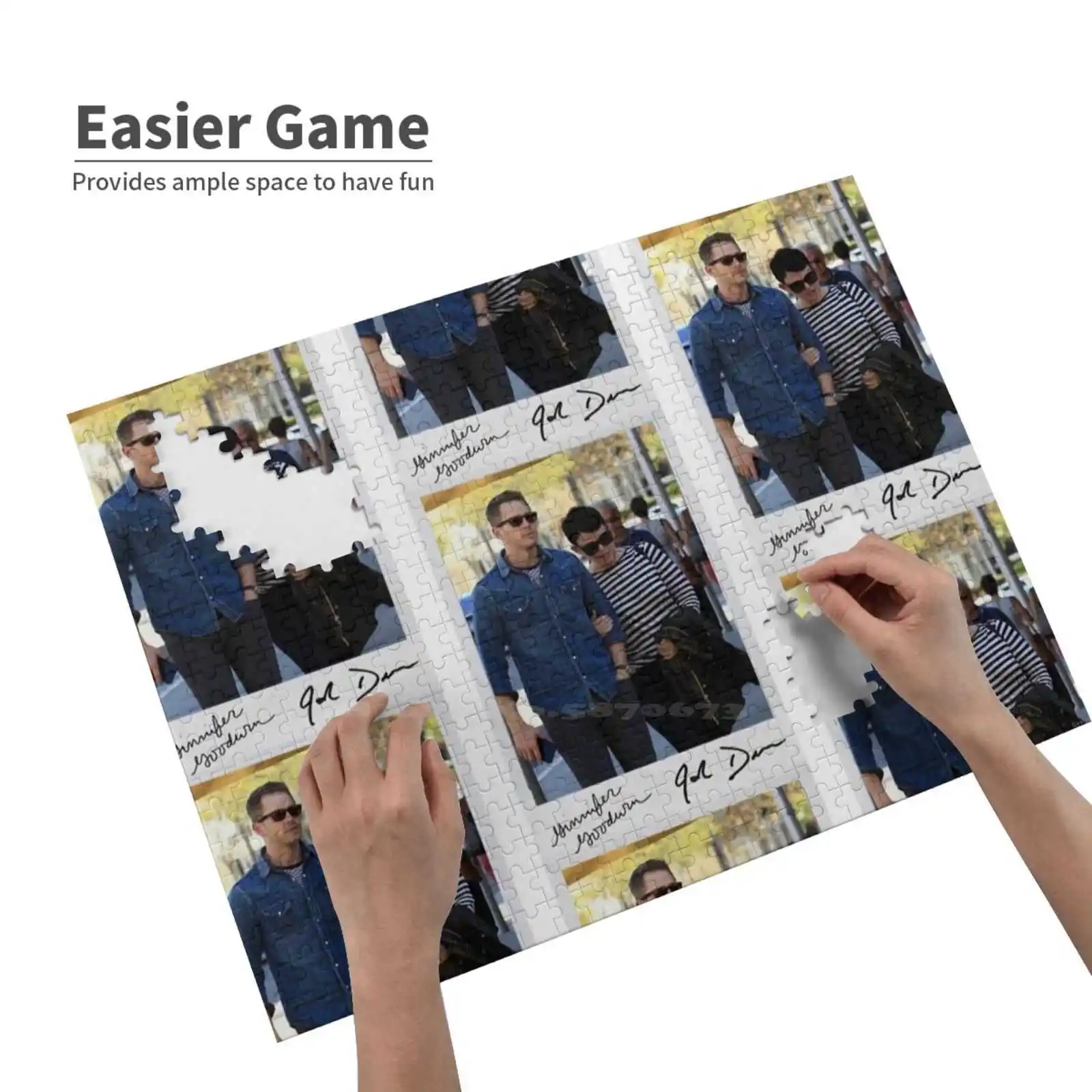 Джош Даллас и гиннифер Гудвин | Поляроидный пазл для взрослых детей игры сделай