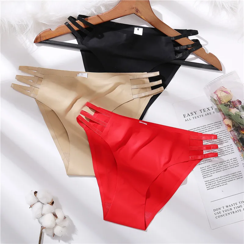Женские сексуальные бесшовные трусики модное нижнее белье с низкой талией