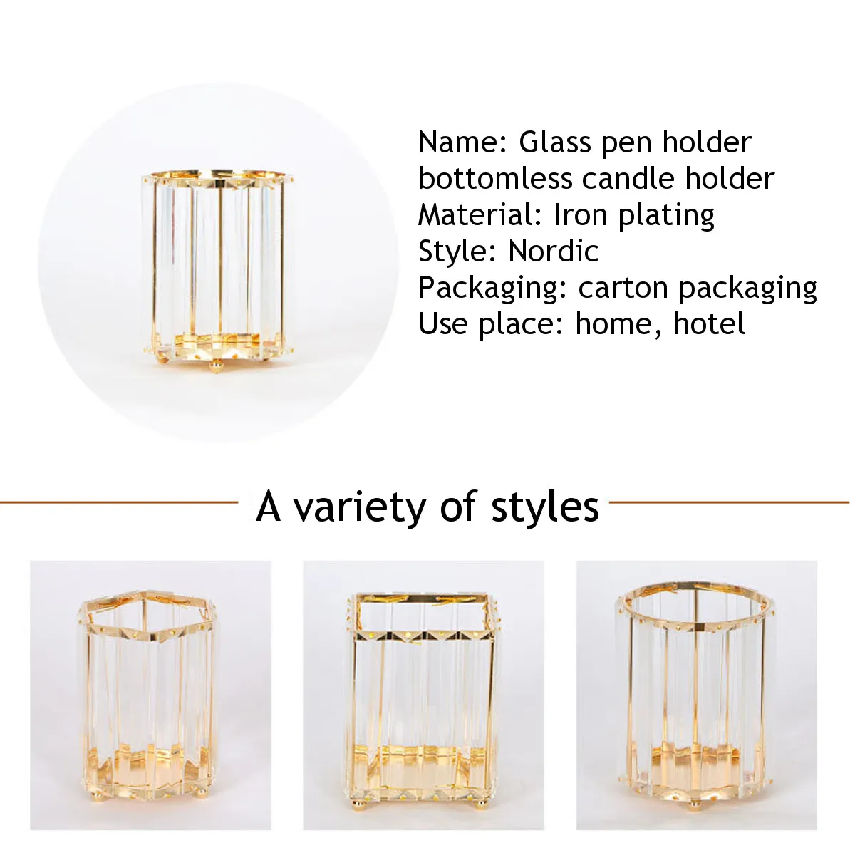 

1Pcs Nordic Desktop Storage Pen Holder Creative Pencil Holder Storage Tube Student Office Supplies Makeup Brush Organizer