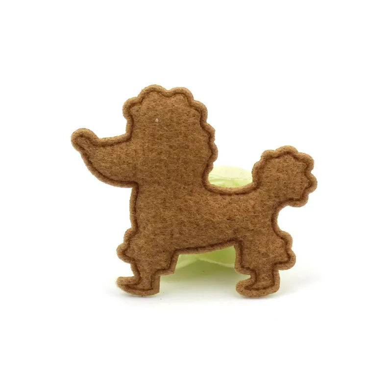 48 шт. 4 5*5 см фланелевая мягкая аппликация Тедди собака для детских поделок