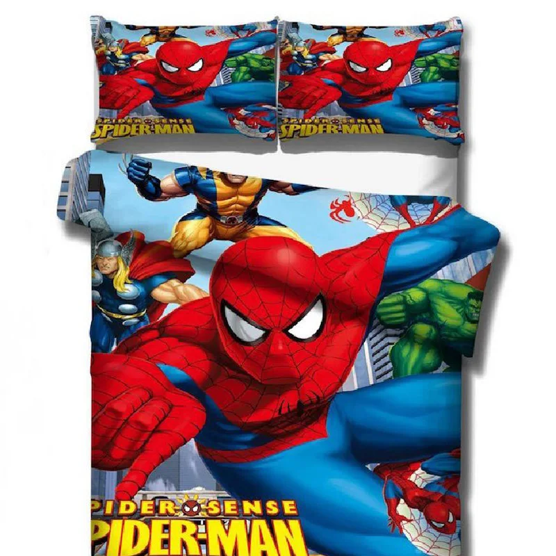 Комплект постельного белья из мультфильма Человек-паук | Мать и ребенок