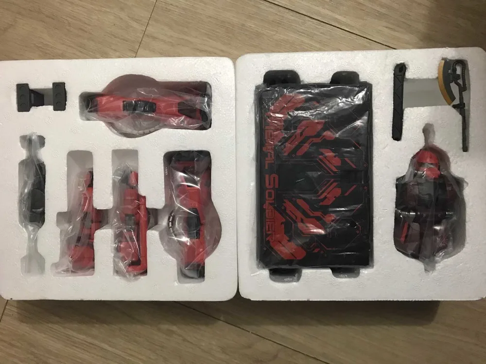 Металлический солдат MS 02 MB MG 1/100 Zaku Char Red gunдамская металлическая Готовая модель DM023