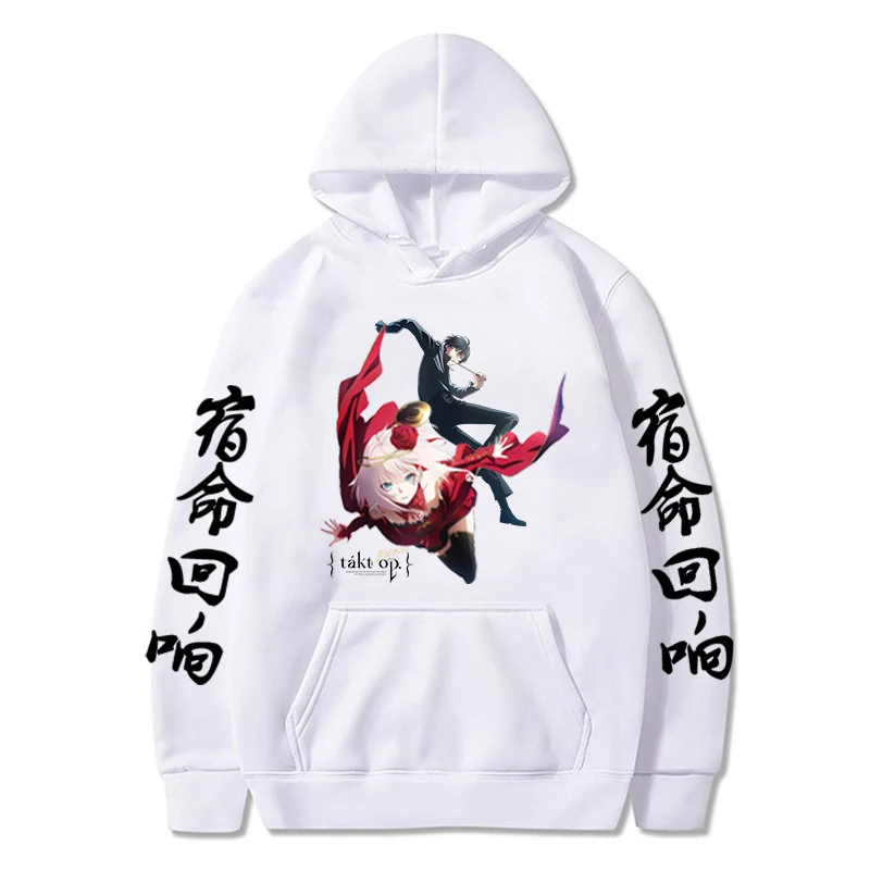 Takt op.Destiny Anime Printed Pullover Hoodies Men Casual Sport Unisex Sweatshirt Cool Style Graphic Tops