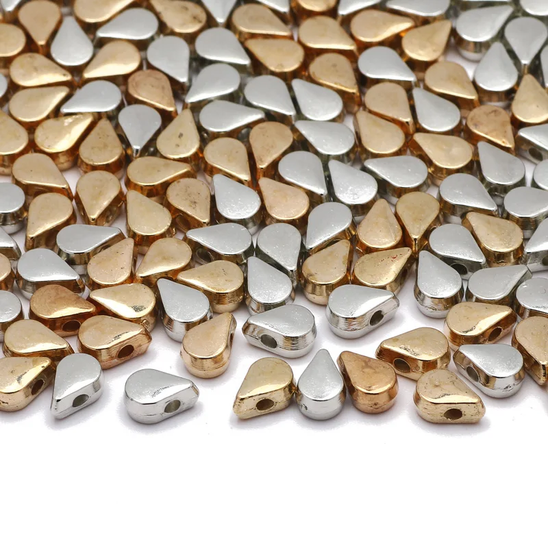 Бусины-шармы пластиковые в форме капли воды 4 Х6 мм 200 шт./лот |