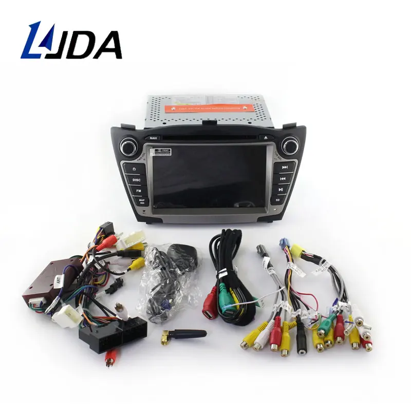 Автомобильный DVD-плеер LJDA Android 10 0 для Hyundai Tucson/IX35 2011 2012 2013 GPS Navi Stereo 2 Din