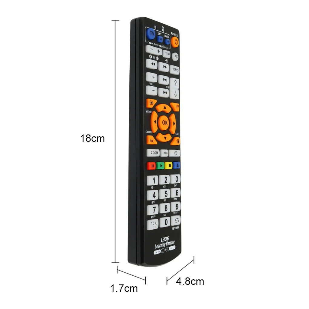 

L336 Universal Copy Smart Remote Control Controller IR Remote Control With Learning Function for TV CBL DVD SAT HIFI TV BOX